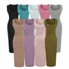 91630-2026 Vestido de Tirantes Ajustado a la Cintura para Mujer de Primavera/Verano Estilo Europeo y Americano Sexy Vestido Bodycon con Escote Cuadrado