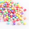 Cuentas acrílicas de forma especial de 6/8/10 mm, cuentas de fútbol, cuentas de gota con superficie cortada, cuentas sueltas, accesorios para cadena de teléfono móvil con cuentas DIY