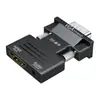 Cabo HDMI para VGA com áudio Conversor em I Adaptador de TV para Computador Cabo HD HDMI para VGA
