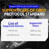 FNIRSI FD10 - Instrumento de diagnóstico de fallas OBD2 para automóvil con conexión Bluetooth 5.1, detector de código de falla del motor
