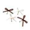 Accesorios de Moño para Uñas de Organza, Moño de Cinta Simple Estilo Ballet de Primavera, Decoraciones Dulces y Versátiles para Uñas