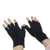 Luvas de Dedo com Fibra de Cobre Meio Dedo de Pressão Confortáveis Respiráveis Íons de Cobre Silicone Ciclismo ao Ar Livre Exercício