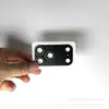 Armadura de aleación de aluminio de una sola pieza, película protectora de lente tipo diamante para Apple 18ProMax, cámara de metal mate 17pro con diamantes completos