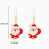 Joias Populares Transfronteiriças Europeias e Americanas Populares Brincos de Sino de Natal Design de Nicho Árvore de Natal Brincos de Cereja