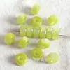 12*7mm Contas Redondas Marmorizadas Novo Estilo Contas Rodinha com Furo Grande Fio de Miçangas DIY Pulseira Roupas Sujo Sujo Acessórios de Corda para Miçangas