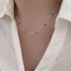 Collar de Mariposa de Plata de Ley S925 Aquamarina Versátil Diario para Mujer, No se Desvanece, Nicho, Gama Alta, Cadena para Clavícula de Lujo Accesible Nuevo