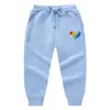 Calça Longa Infantil Estilo Coreano Primavera e Outono 2023 Roupa de Bebê Casual Esportiva Algodão Calças Unissex