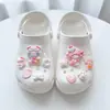 Accesorios de resina DIY de dibujos animados, grandes, rosas, lindos adornos de gato, pinzas para el pelo, cadenas para fundas de teléfono, accesorios, hebillas de zapatos, materiales decorativos