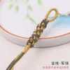 Chaveiro de Borla de Milho de Xizang Tecido à Mão Pingente para Bolsa Carro Corda Estilo Étnico Borla de Algodão Torcida à Mão