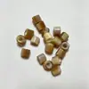 Contas Resina 8*10mm Cilíndricas Peroladas Vermelhas com Furo Grande para DIY em Acessórios de Sapato e Bolsa, Cadarços, Bolsas, Pulseiras e Componentes para Montagem de Contas