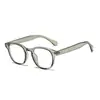 Lindas Gafas de Sol Redondas de Uña de Arroz Retro Nuevas Estilo Ins Gafas Literarias Anti-Luz Azul Se Pueden Combinar con Gafas de Sol de Moda para Miopía