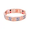 Pulseira Magnética Dupla Fileira Nova Europeia e Americana Pulseira Larga de Moda Masculina com Adesivo de Fibra de Carbono Exclusivo Transfronteiriço