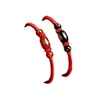 2026 Ano do Cavalo do Zodíaco Pulseira de Cordão Vermelho para Resolver Ano do Zodíaco Ágata Vermelha Pulseira Vermelha Trançada Presente Pulseira Feminina