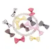 Punto de 2.5 cm a Cuadros con Lazo Accesorios de Ropa para Niños Accesorios de Ropa Juguetes de Peluche DIY Accesorios de Joyería