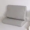Funda de almohada de látex impermeable al por mayor Anti-manchas de aceite y sudor en la cabeza para el hogar Hombres Sucio Antibacteriana Resistencia a los ácaros Funda de almohada Funda de almohada de algodón