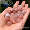 Accesorios Colgante Pequeño Calabaza Flor de Durazno de Jade Dorado de Xinjiang Natural Accesorios para Pulsera DIY Hecho a Mano Colgante de Jade