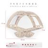 Soporte de Linterna Estilo Chino Tradicional Kit de Materiales para Soporte de Linterna de Madera Hecho a Mano DIY para Niños Soporte de Linterna de Conejo de Año Nuevo