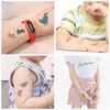 Estoque Pronto Atacado Conjunto de Adesivos de Tatuagem de Desenho Animado Infantil À Prova D'água Animal Pirata Dinossauro Adesivos de Tatuagem Tatuagem