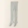 Meia-calça Infantil Sem Pé para Primavera e Outono Tamanho PP Calça Camada Base para Meninas Bodysuit de Bebê Meias Cor Sólida Lisa Versátil
