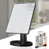Espejo LED Táctil con 16 Luces, Espejo de Tocador de 360 Grados, Espejo de Maquillaje LED para Cuidado de la Piel y Iluminación