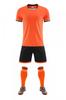 Ropa de entrenamiento de competición de manga corta para adultos y niños al por mayor rápida comercio exterior Jersey traje de fútbol para hombre y mujer transfronterizo