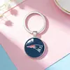 Chaveiro de Liga de Metal Pedra do Tempo com Logo de Time de Futebol Americano NFL Amazon Transfronteiriço Pingente de Chave para Mochila Escolar