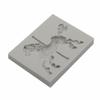 Nuevo molde de azúcar con forma de carrusel para decoración de tartas, molde de silicona con forma de carrusel para chocolate y silicona líquida.