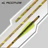 Elogios para la flecha de ballesta de carbono mixto más vendida de 16-20 pulgadas con emplumado de goma, eje de flecha de carbono especializado para tiro con arco al aire libre, 8.8 flecha