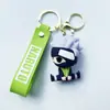 Llavero colgante de coche con diseño tridimensional de Naruto Kakashi Naruto Sasuke, venta al por mayor, transfronterizo