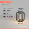 Lámpara Solar para Césped, Lámpara Portátil de Mano Simple y Moderna, Lámpara Decorativa para Jardín Exterior, Lámpara de Jardín con Diseño Impermeable