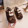 Zapatos de Cuero para Niñas Algodón de Dos Capas con Forro Polar 2026 Invierno Nuevos Zapatos de Princesa Cálidos Engrosados de Dibujos Animados para Niños Zapatos Birkenstock