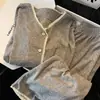 Nova Coleção Outono/Inverno 2026: Conjunto de Pijama De Rong Feminino de Manga Longa e Calça Longa, Roupa de Casa Simples e Casual Adequada para Estudantes, Pode Ser Usado ao Ar Livre