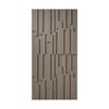 Fondo de Pared Piel de Piedra TV Pu Mosaico 3D Tira Vertical Decoración de Pared de Madera Nuevo Tipo de Material Decorativo Madera Piedra Cultural