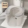 Conversión de Inodoro de Sentadilla a Sentado para Uso Doméstico, Taburete Especial para Inodoro para Personas Mayores, Orinal para Mujeres Embarazadas, Taburete Portátil para Inodoro