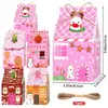 Cajas de Regalo de la Serie Navideña Creativa, Cajas de Colores Navideños, Cajas Simples de Almacenamiento de Regalos para Fiestas Diarias, Cajas de Regalo