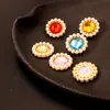 Nuevos accesorios de aleación de un solo anillo con incrustaciones de perlas y gemas para zapatos y bolsos hechos a mano con transporte a vapor, accesorios de aleación, venta directa