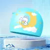 Toucas de Natação Infantis para Meninos e Meninas, Toucas de Natação de Silicone Que Não Apertam a Cabeça, Impermeáveis, Tamanho Grande, Toucas de Natação com Desenhos Animados Fofos Atacado