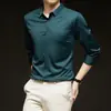Camisa Casual de Moda de Manga Larga para Hombre Nueva Primavera y Otoño 2024 con Cuello de Solapa Transpirable para Hombres de Mediana Edad y Jóvenes, Versátil y Elegante para el Uso Diario