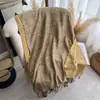 2025 Nuevo Estilo Étnico para Mujer Bufanda de Anacardo Chal de Imitación Cachemira Doble Uso Viaje Exterior Bufanda Decorativa