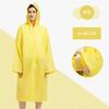 Capa de Chuva Eva para Adultos e Crianças, Multicor, Estilo Longo, Corpo Inteiro, Não Descartável, Atacado, Com Capuz, À Prova de Tempestade, Exterior, Peça Única