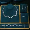 Conjunto de Joias Europeu e Americano Transfronteiriço Deslumbrante com Pedras Totais Corrente de Garra Colar Moda Conjunto de Joias com Zircônia Sintética Conjunto de Decoração