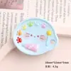 Acessórios de Resina Desenho Animado DIY Placa de Pintura com Pigmento de Cor Sólida Gel de Creme Acessórios para Grampo de Cabelo Feito à Mão Capa de Celular Fivela de Sapato