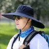 Chapéu Masculino de Verão Anti-ultravioleta Chapéu de Sol com Proteção Facial e do Pescoço Integrada Chapéu de Pesca Chapéu de Sol para Ciclismo