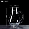 Dispensador de Bebidas Alcoólicas de Vidro de Cristal Espesso Recipiente Doméstico para Vinho Estrangeiro Decantador de Vinho Recipiente Medidor de Vinho Taça de Vinho de Hotel