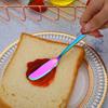 Cuchillo para Crema de Acero Inoxidable 304 con Recubrimiento de Titanio Creativo, Formado de una Sola Pieza, Cuchillo para Mermelada de Desayuno, Mantequilla, Untar Pastel y Pan