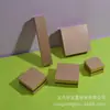Caja de Almacenamiento de Joyería en Polvo Blanco en Stock, Organizador de Anillos y Aretes, Caja Cajón para Joyería de Collar, Caja de Empaque de Joyería al por Mayor