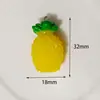 Colgantes Realistas de Frutas y Verduras Más Vendidos Transfronterizos Accesorios de Resina Aretes Hechos a Mano DIY Collares Llaveros Adornos