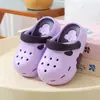 Zuecos de goma casuales de verano para bebés y niños, con estampado de dibujos animados, antideslizantes, de suela gruesa, para niños y niñas de preescolar