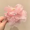 Novo Prendedor de Cabelo Versátil com Laço para Mulheres 2026, Estilo Coreano de Alta Qualidade, Pinça Grande para Volume de Cabelo, Acessório de Cabelo, Presilha de Tubarão para a Parte de Trás da Cabeça