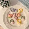 Elásticos de Cabelo Infantis, Cordas de Cabelo Fofas, Alta Elasticidade, Sem Danos ao Cabelo, Faixas de Cabelo, Anéis de Toalha, Elásticos de Cabelo para Bebês, Produtos Atacado para Crianças